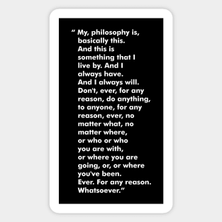 Office Life Motto Sticker